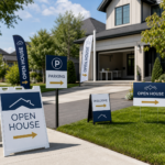 Open house signs