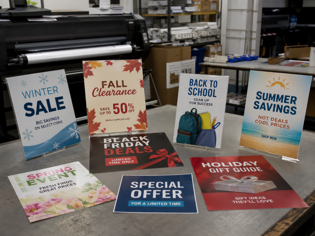 Seasonal campaign printing
