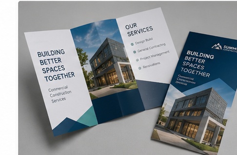 Professionally designed brochures and flyers for services, promotions, campaigns, and business communication.