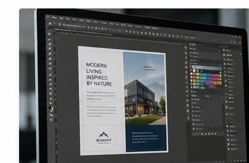 Print file cleanup and preparation with bleed, margins, image quality, colour checks, and production-ready setup.